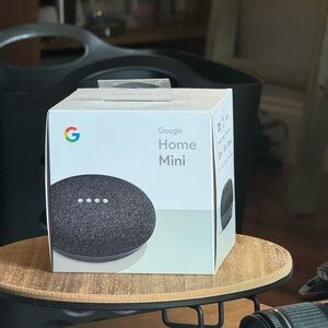 Google Home Mini Speaker in Dark Gray
